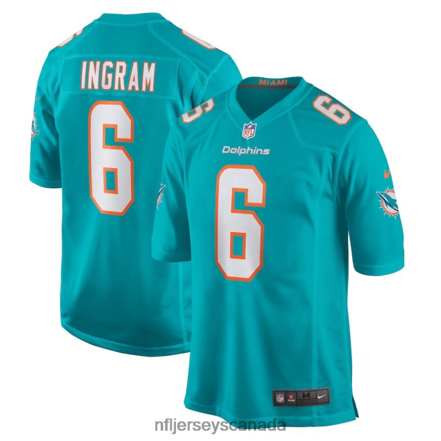 Men Miami Dolphins Melvin Ingram Nike Aqua Home Game Player Jersey Clothing NFL TBXFR66701