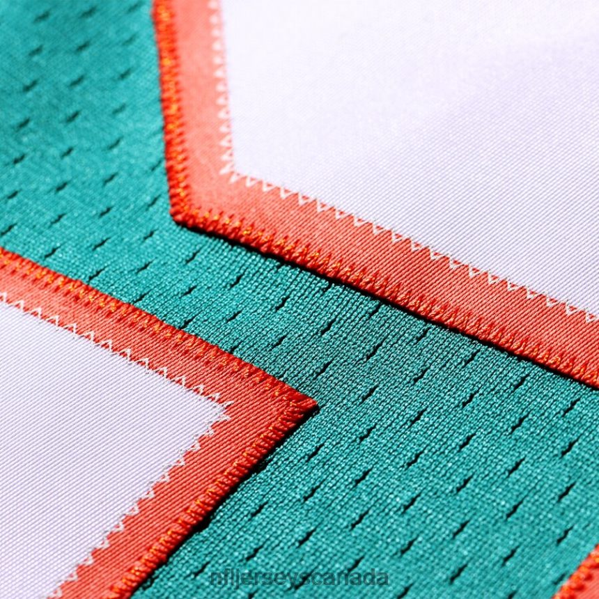 Men Miami Dolphins Nat Moore Mitchell  Ness Aqua 1984 Retired Player Legacy Replica Jersey Clothing NFL TBXFR63937