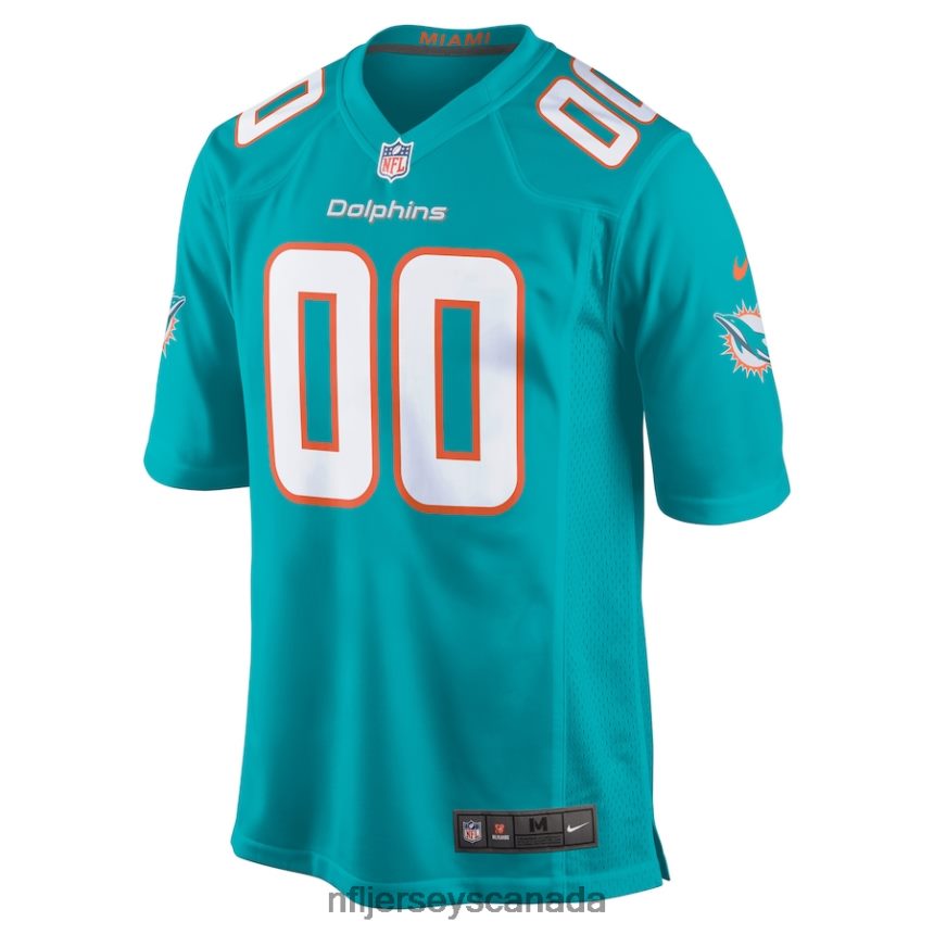 Men Miami Dolphins Nike Aqua Custom Game Jersey Clothing NFL TBXFR635