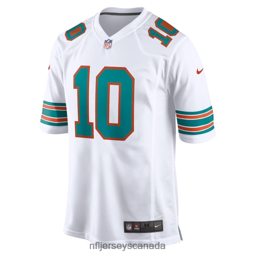 Men Miami Dolphins Tyreek Hill Nike White Alternate Game Jersey Clothing NFL TBXFR6169
