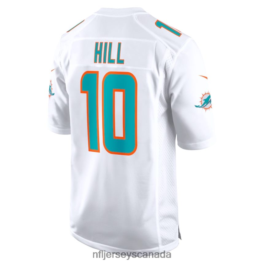 Men Miami Dolphins Tyreek Hill Nike White Game Jersey Clothing NFL TBXFR6138