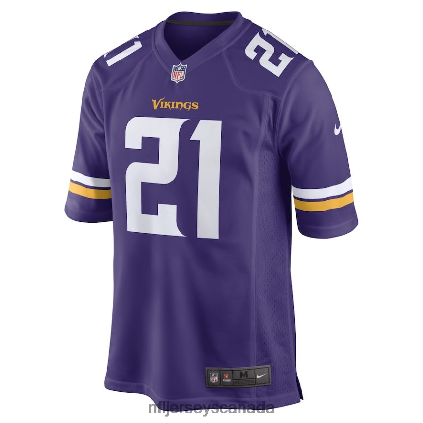 Men Minnesota Vikings Akayleb Evans Nike Purple Game Player Jersey Clothing NFL TBXFR66946