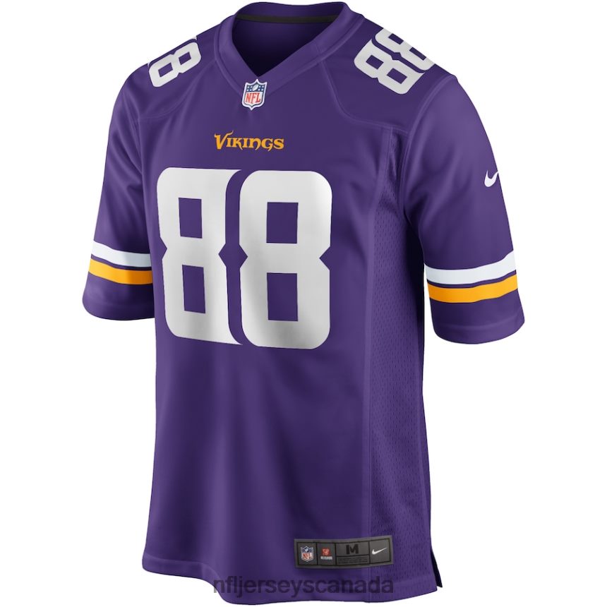 Men Minnesota Vikings Alan Page Nike Purple Game Retired Player Jersey Clothing NFL TBXFR63585
