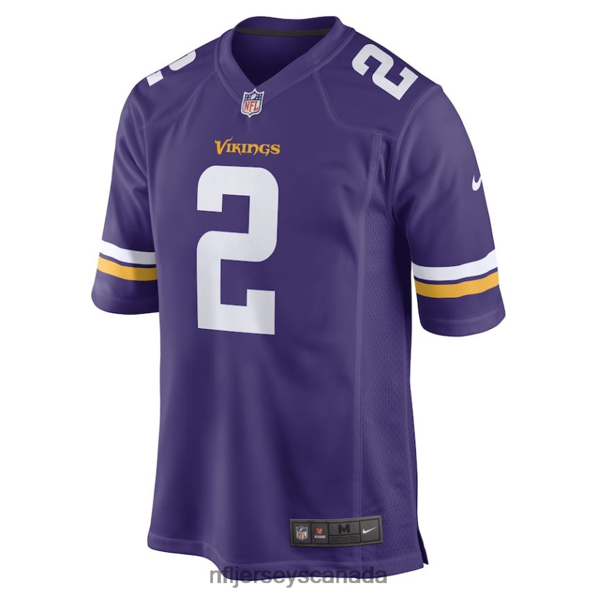 Men Minnesota Vikings Alexander Mattison Nike Purple Game Player Jersey Clothing NFL TBXFR62715
