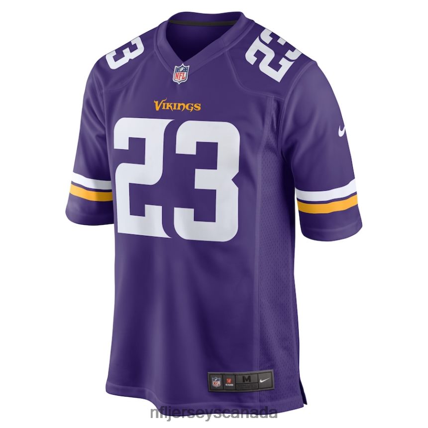 Men Minnesota Vikings Andrew Booth Jr Nike Purple Player Game Jersey Clothing NFL TBXFR66334