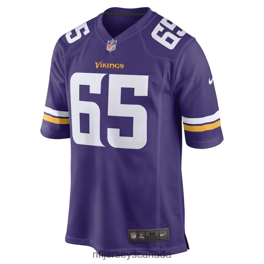 Men Minnesota Vikings Austin Schlottmann Nike Purple Game Player Jersey Clothing NFL TBXFR65611