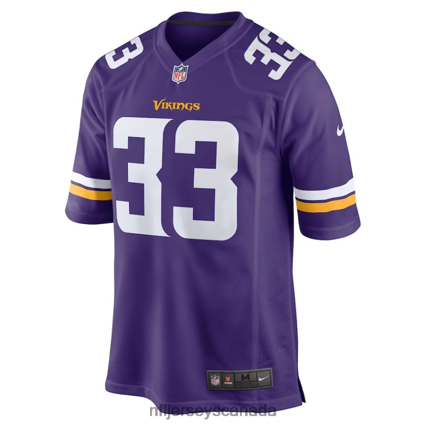 Men Minnesota Vikings Brian Asamoah Nike Purple Player Game Jersey Clothing NFL TBXFR61550