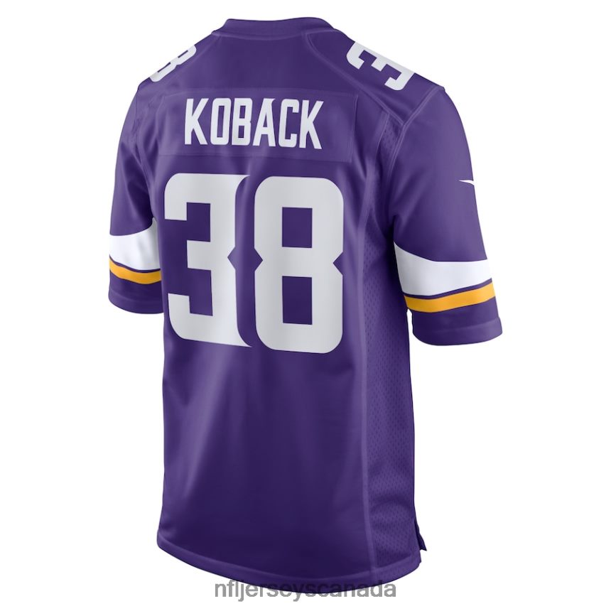 Men Minnesota Vikings Bryant Koback Nike Purple Home Game Player Jersey Clothing NFL TBXFR67065