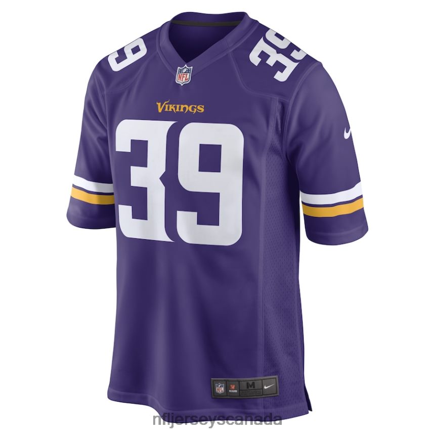 Men Minnesota Vikings Chandon Sullivan Nike Purple Game Player Jersey Clothing NFL TBXFR67101