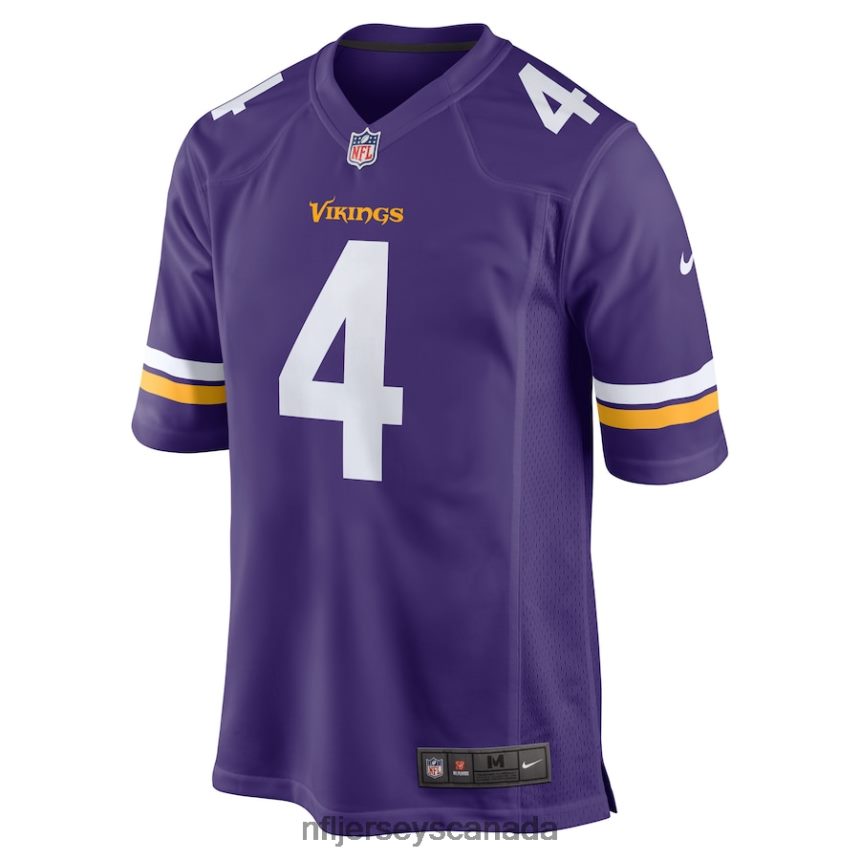 Men Minnesota Vikings Dalvin Cook Nike Purple Game Jersey Clothing NFL TBXFR6781