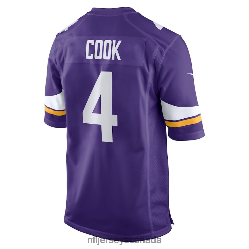 Men Minnesota Vikings Dalvin Cook Nike Purple Game Jersey Clothing NFL TBXFR6781