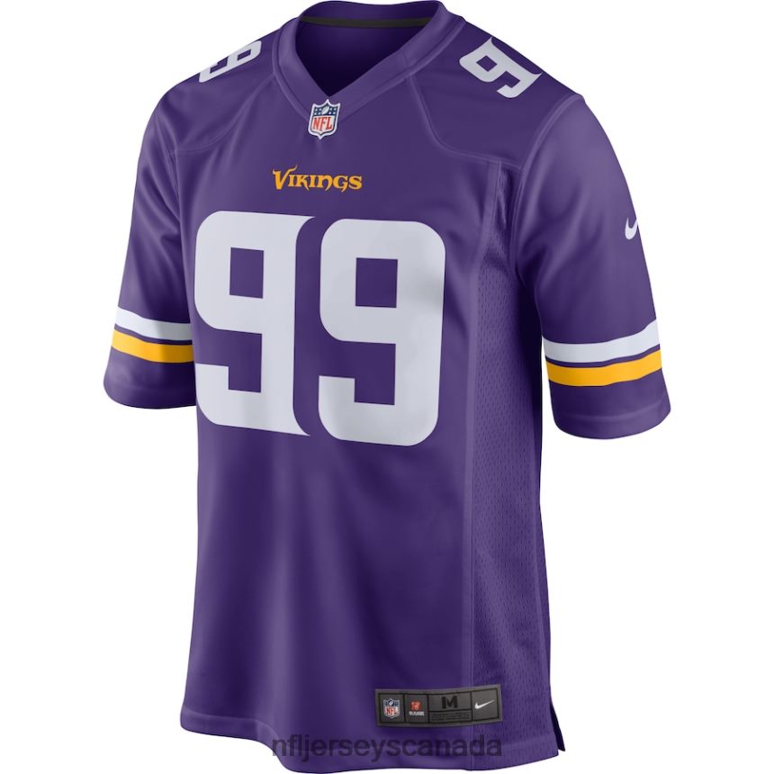Men Minnesota Vikings Danielle Hunter Nike Purple Game Jersey Clothing NFL TBXFR66362