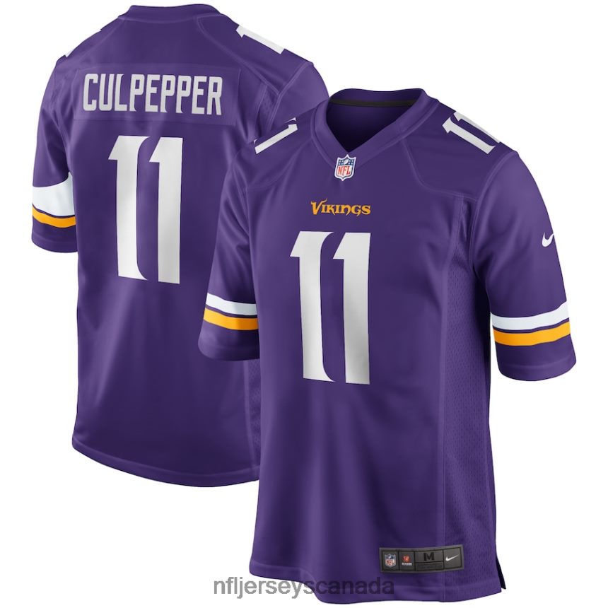 Men Minnesota Vikings Daunte Culpepper Nike Purple Game Retired Player Jersey Clothing NFL TBXFR62979