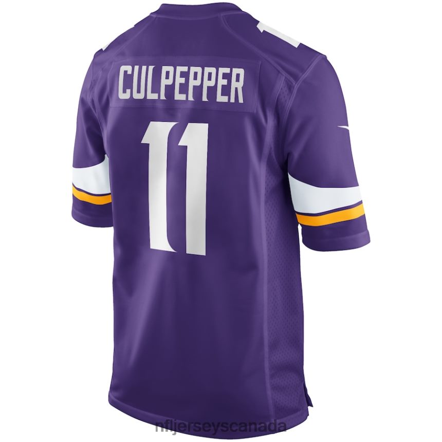 Men Minnesota Vikings Daunte Culpepper Nike Purple Game Retired Player Jersey Clothing NFL TBXFR62979