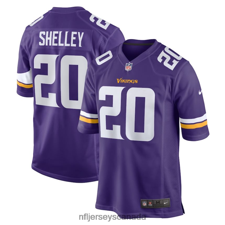 Men Minnesota Vikings Duke Shelley Nike Purple Home Game Player Jersey Clothing NFL TBXFR62862