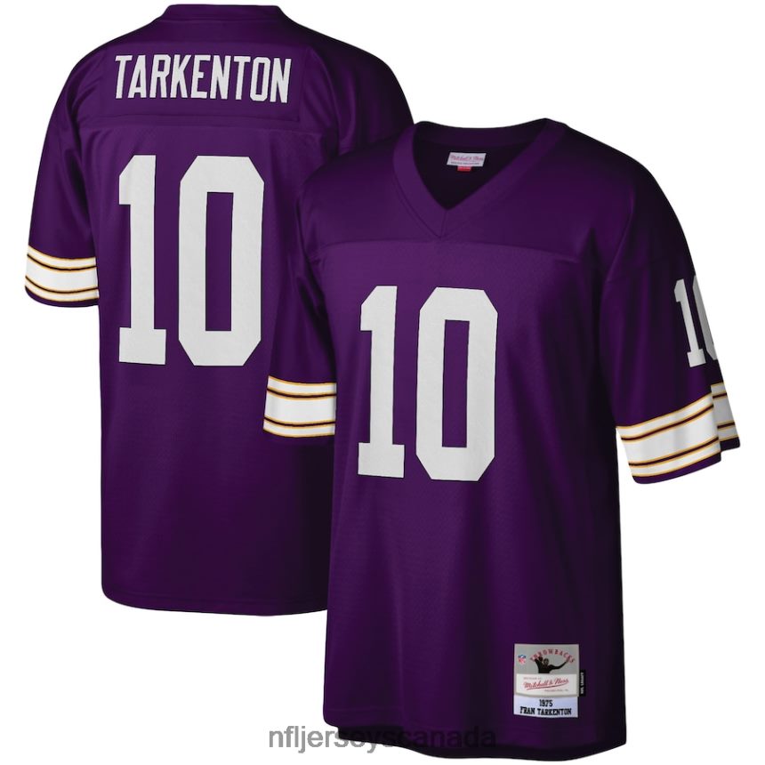 Men Minnesota Vikings Fran Tarkenton Mitchell  Ness Purple Legacy Replica Jersey Clothing NFL TBXFR62860