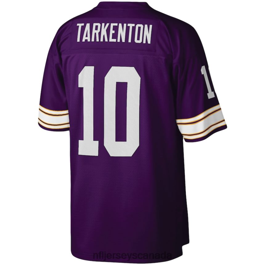Men Minnesota Vikings Fran Tarkenton Mitchell  Ness Purple Legacy Replica Jersey Clothing NFL TBXFR62860