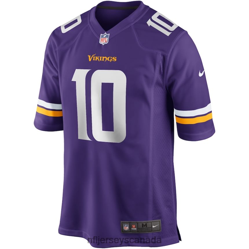 Men Minnesota Vikings Fran Tarkenton Nike Purple Game Retired Player Jersey Clothing NFL TBXFR62394