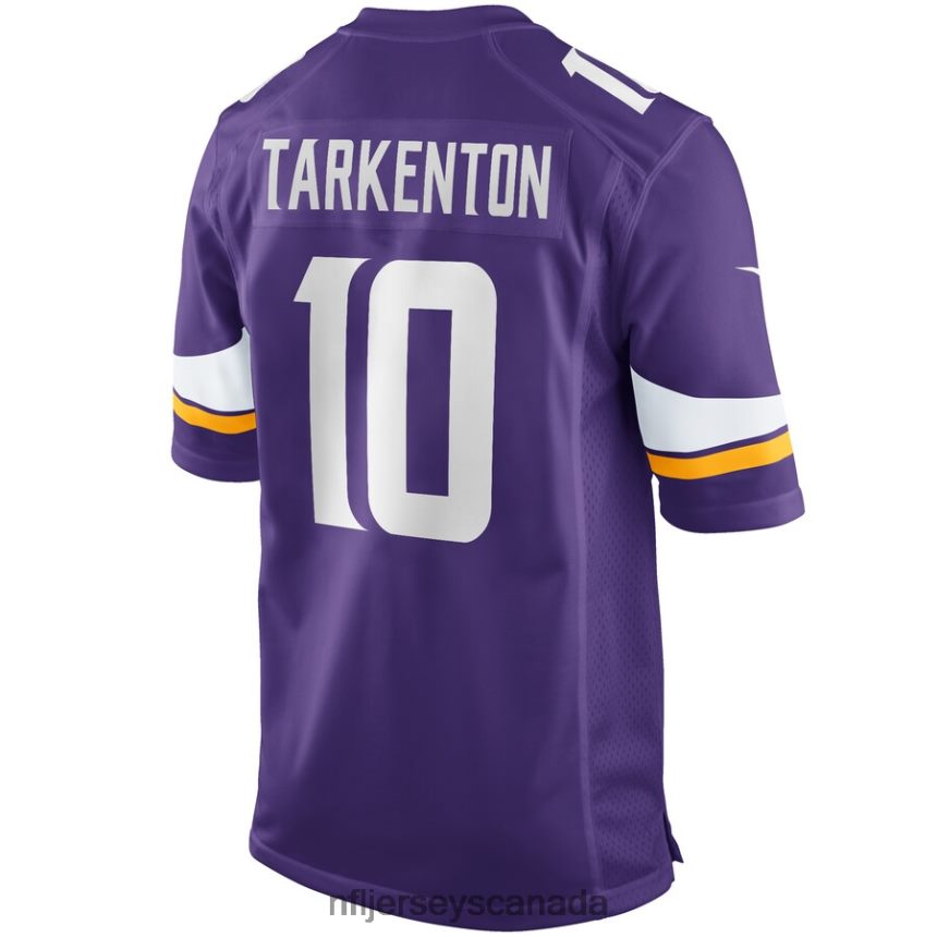 Men Minnesota Vikings Fran Tarkenton Nike Purple Game Retired Player Jersey Clothing NFL TBXFR62394