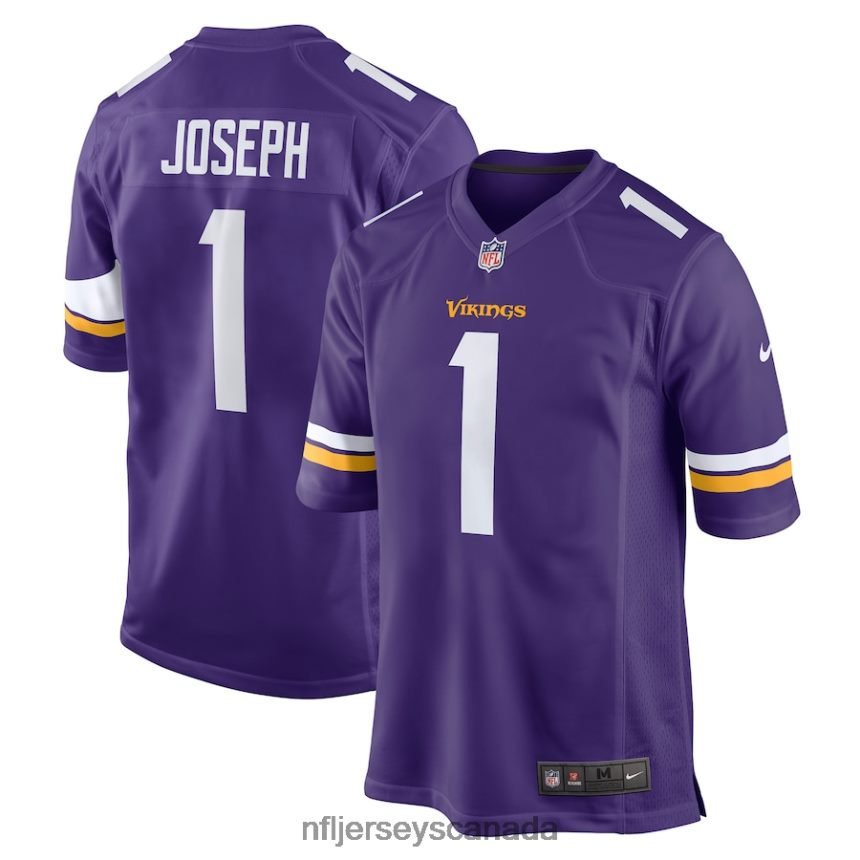 Men Minnesota Vikings Greg Joseph Nike Purple Game Jersey Clothing NFL TBXFR63829