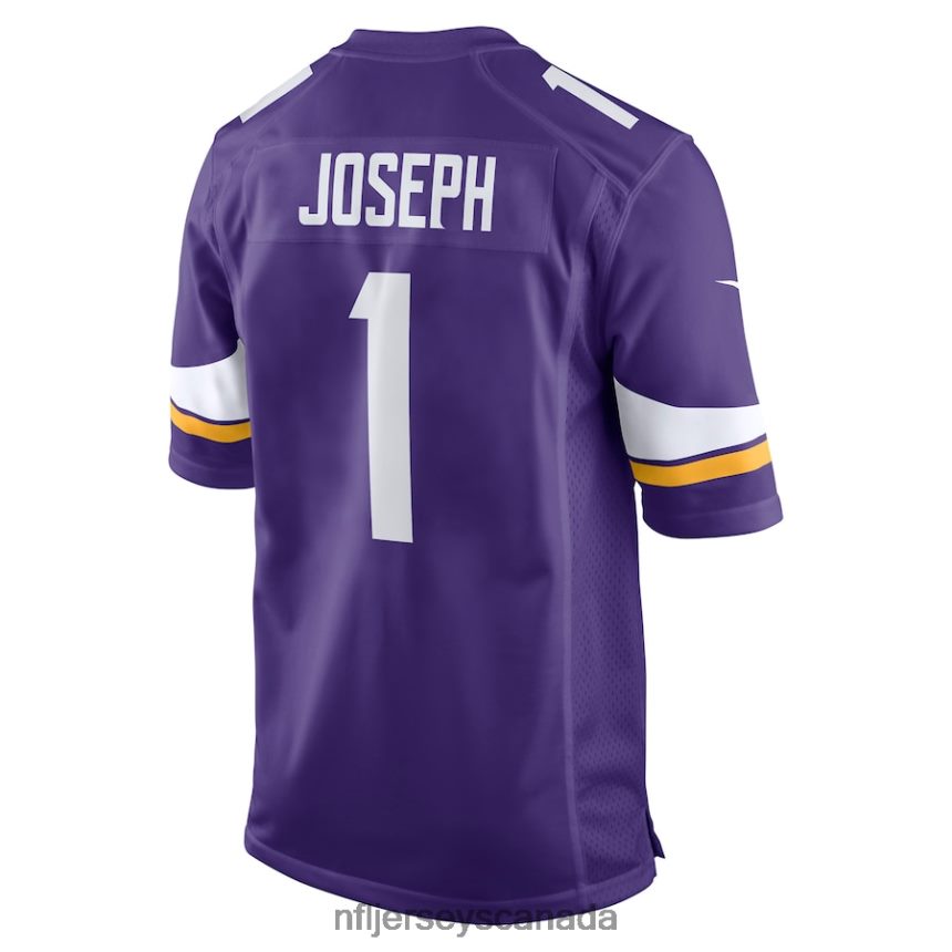 Men Minnesota Vikings Greg Joseph Nike Purple Game Jersey Clothing NFL TBXFR63829