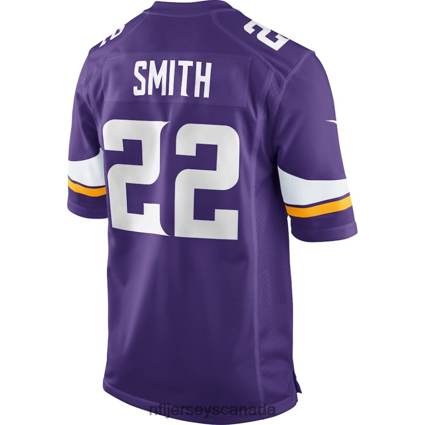 Men Minnesota Vikings Harrison Smith Nike Purple Game Jersey Clothing NFL TBXFR6371