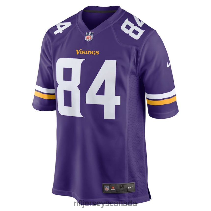 Men Minnesota Vikings Irv Smith Jr Nike Purple Game Jersey Clothing NFL TBXFR64938