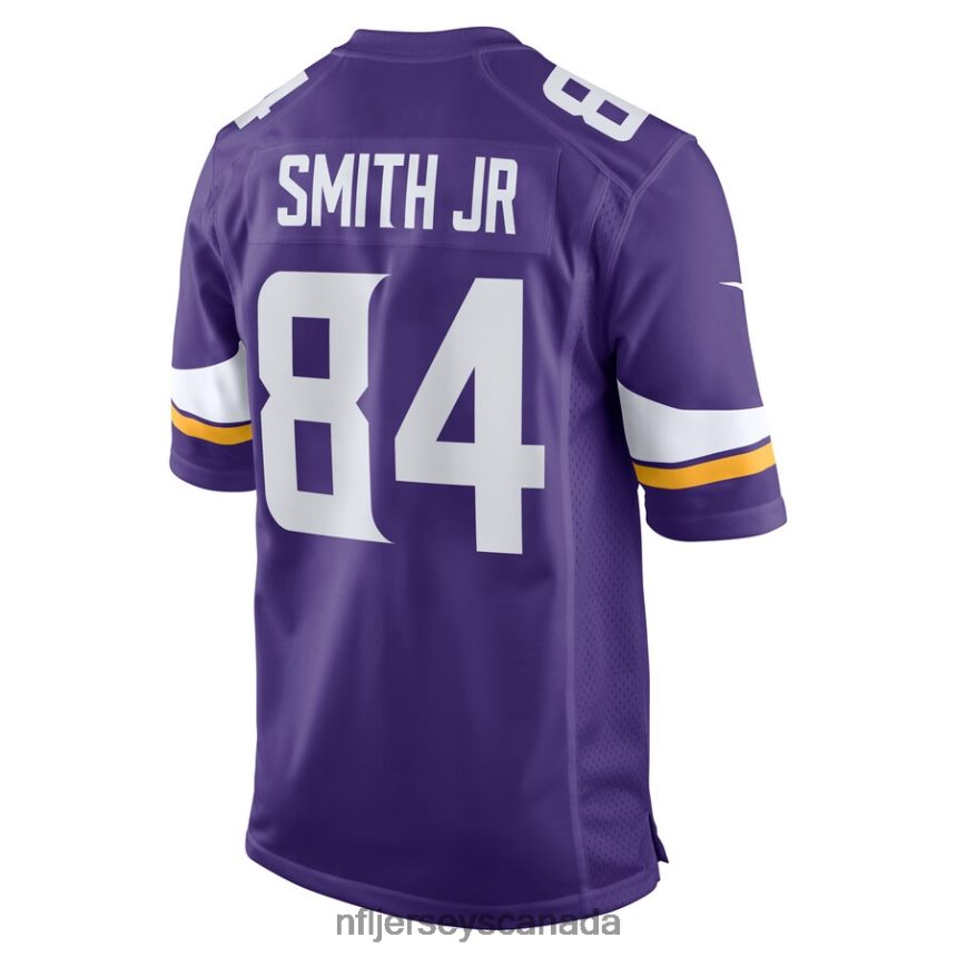 Men Minnesota Vikings Irv Smith Jr Nike Purple Game Jersey Clothing NFL TBXFR64938