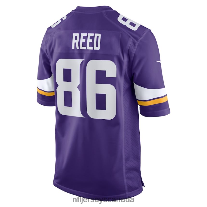 Men Minnesota Vikings Jake Reed Nike Purple Retired Player Game Jersey Clothing NFL TBXFR64657