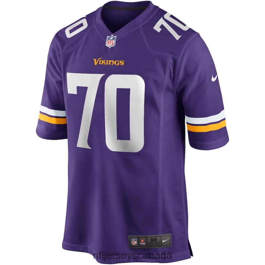 Men Minnesota Vikings Jim Marshall Nike Purple Game Retired Player Jersey Clothing NFL TBXFR63447