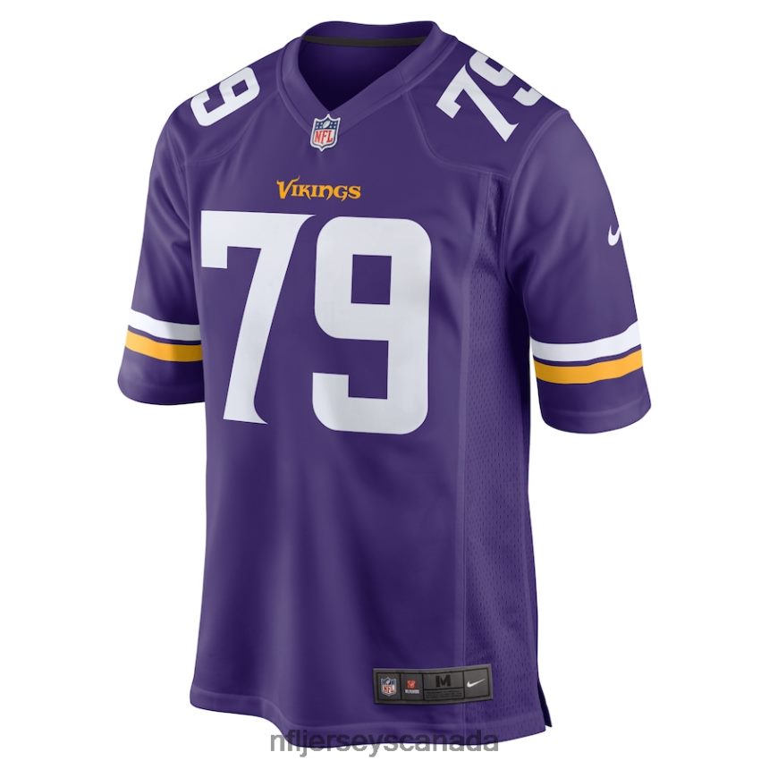 Men Minnesota Vikings Kenny Willekes Nike Purple Game Jersey Clothing NFL TBXFR64960