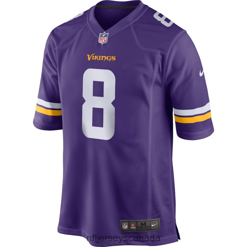 Men Minnesota Vikings Kirk Cousins Nike Purple Game Jersey Clothing NFL TBXFR6808