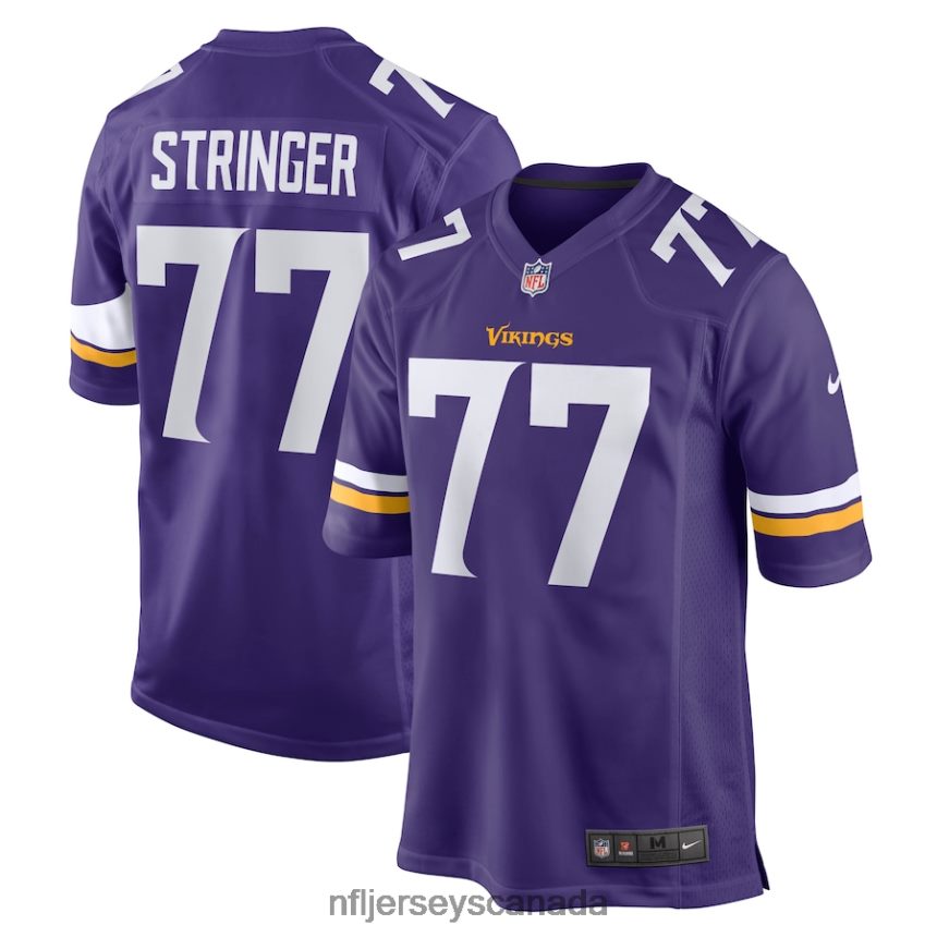 Men Minnesota Vikings Korey Stringer Nike Purple Retired Player Jersey Clothing NFL TBXFR64962