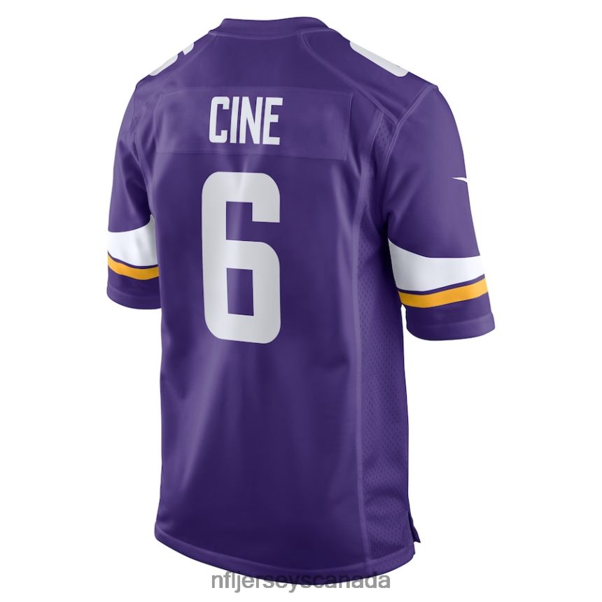 Men Minnesota Vikings Lewis Cine Nike Purple Game Player Jersey Clothing NFL TBXFR63302