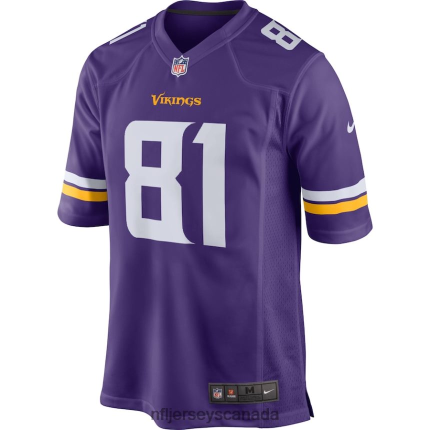 Men Minnesota Vikings Moritz Bohringer Nike Purple Team Color Game Jersey Clothing NFL TBXFR63683