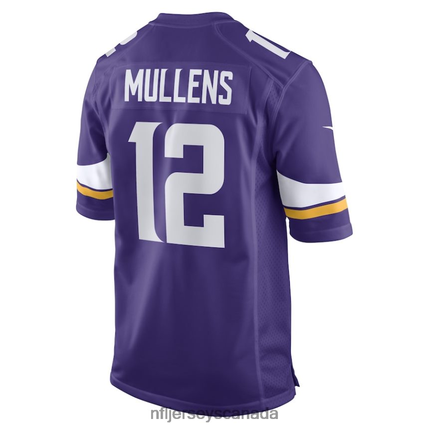 Men Minnesota Vikings Nick Mullens Nike Purple Game Player Jersey Clothing NFL TBXFR66407