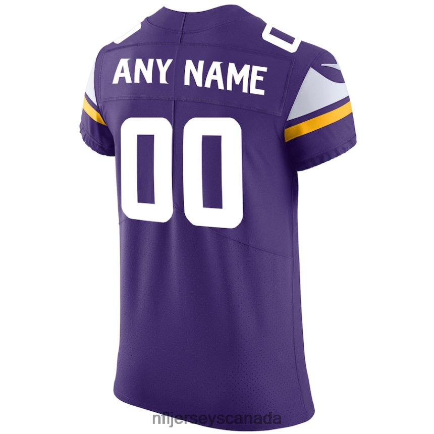 Men Minnesota Vikings Nike Purple Vapor Untouchable Custom Elite Jersey Clothing NFL TBXFR6599