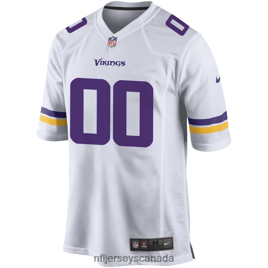 Men Minnesota Vikings Nike White Custom Game Jersey Clothing NFL TBXFR62667