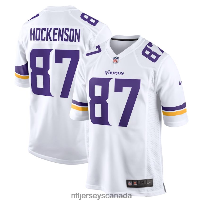 Men Minnesota Vikings Nike White Game Player Jersey Clothing NFL TBXFR6640
