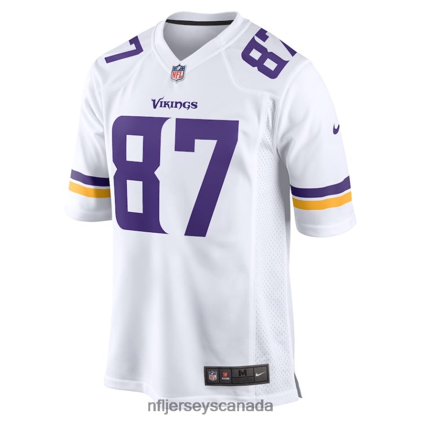 Men Minnesota Vikings Nike White Game Player Jersey Clothing NFL TBXFR6640