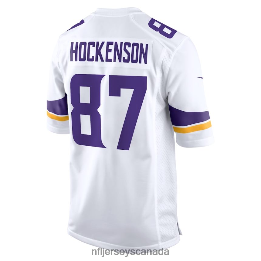 Men Minnesota Vikings Nike White Game Player Jersey Clothing NFL TBXFR6640