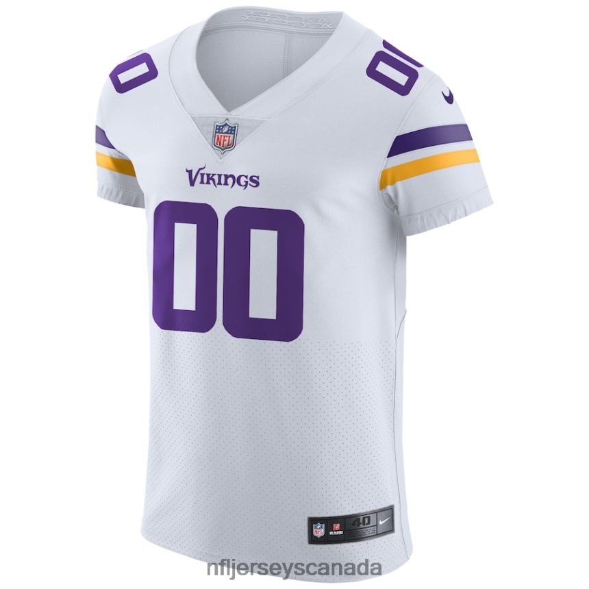 Men Minnesota Vikings Nike White Vapor Untouchable Elite Custom Jersey Clothing NFL TBXFR66100