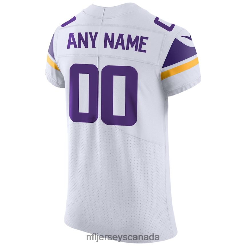 Men Minnesota Vikings Nike White Vapor Untouchable Elite Custom Jersey Clothing NFL TBXFR66100