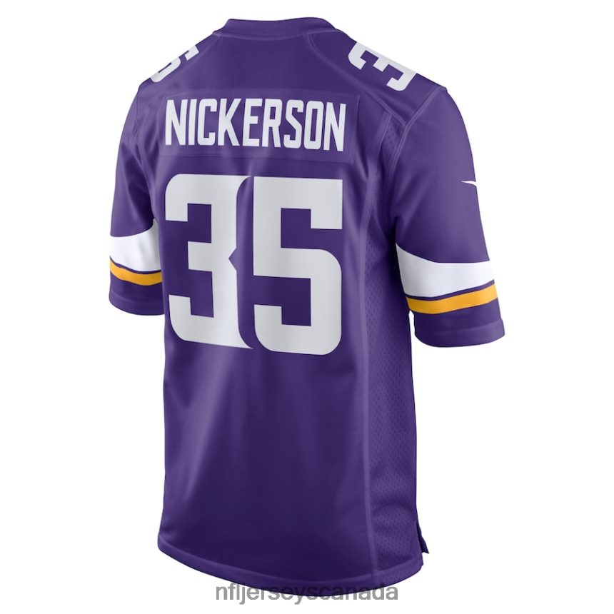 Men Minnesota Vikings Parry Nickerson Nike Purple Home Game Player Jersey Clothing NFL TBXFR66994