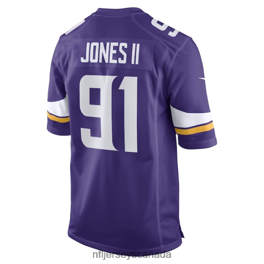 Men Minnesota Vikings Patrick Jones II Nike Purple Team Game Player Jersey Clothing NFL TBXFR65998