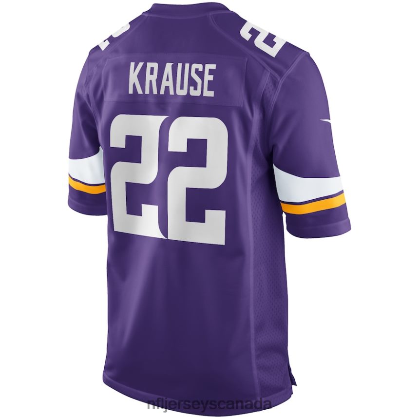 Men Minnesota Vikings Paul Krause Nike Purple Game Retired Player Jersey Clothing NFL TBXFR64966