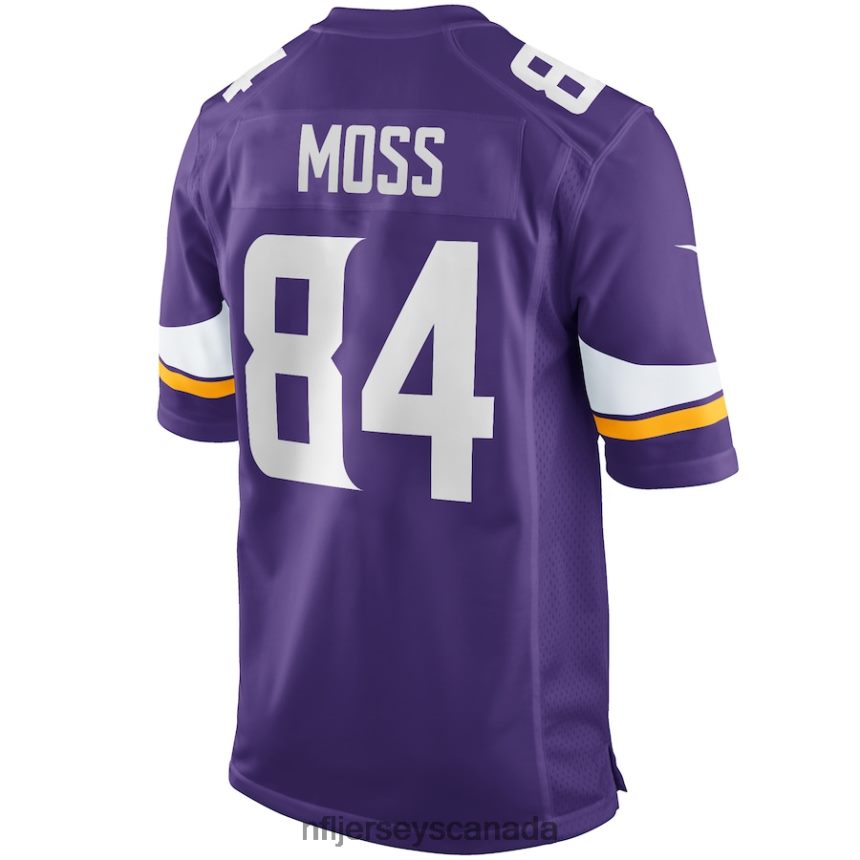 Men Minnesota Vikings Randy Moss Nike Purple Game Retired Player Jersey Clothing NFL TBXFR62242