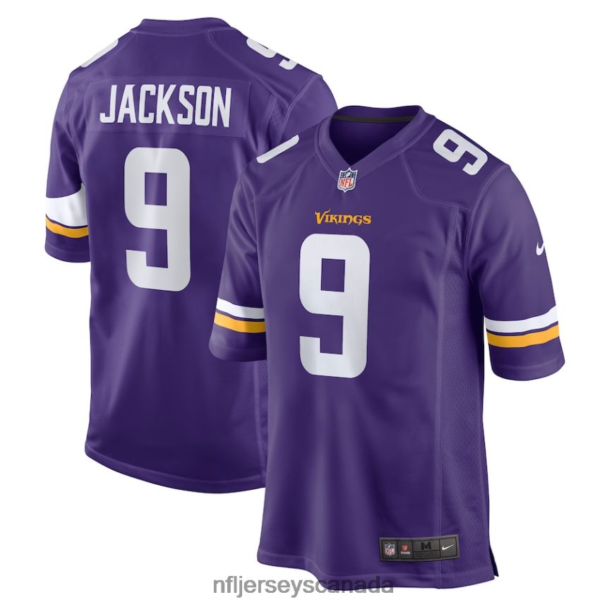 Men Minnesota Vikings Trishton Jackson Nike Purple Game Jersey Clothing NFL TBXFR64943