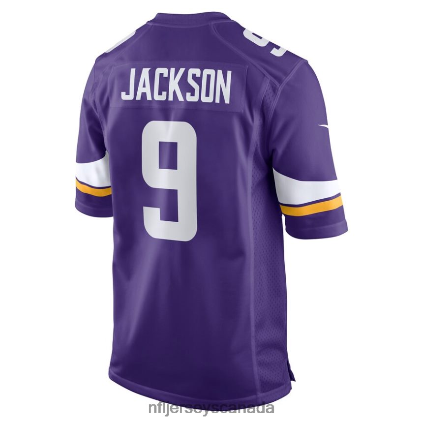 Men Minnesota Vikings Trishton Jackson Nike Purple Game Jersey Clothing NFL TBXFR64943