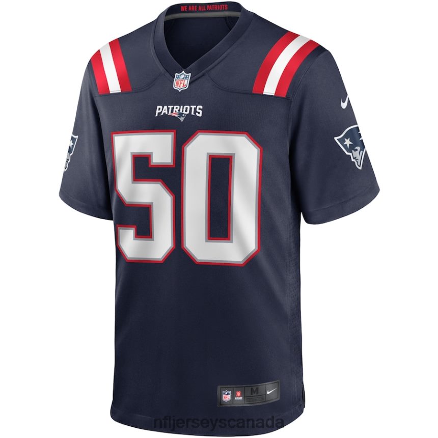 Men New England Patriots Chase Winovich Nike Navy Game Player Jersey Clothing NFL TBXFR61777